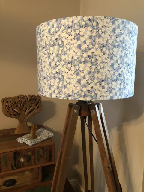 20cm/30cm/40cm Lampshade in Liberty of London Tana Lawn 'MITSI' Valeria in Blue