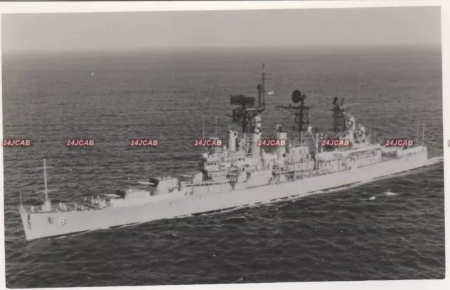 US Navy Photograph.  USS "Topeka" Guided missile Cruiser. WW2. Fine! c 1960