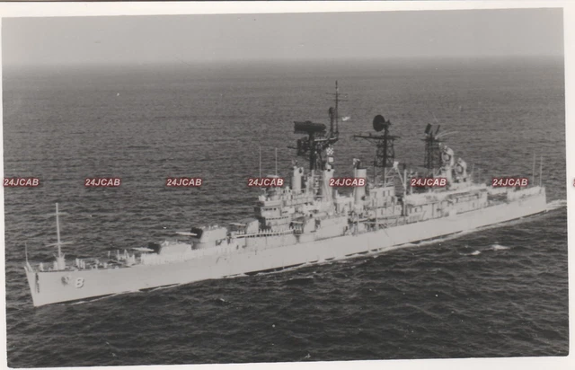 US Navy Photograph.  USS "Topeka" Guided missile Cruiser. WW2. Fine! c 1960