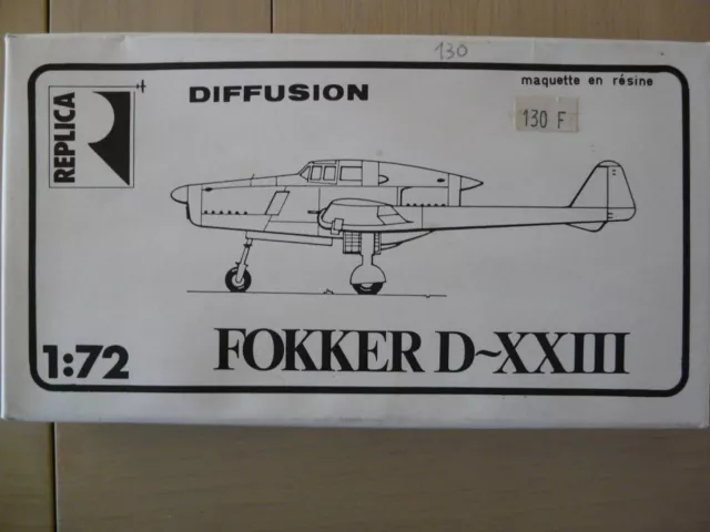 Maquette Avion 1/72 REPLICA Fokker D-XXIII