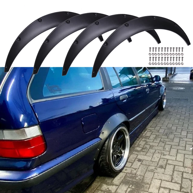4X FENDER FLARES Wheel Arches Extra Widebody Kit For 3 Series E36 E46