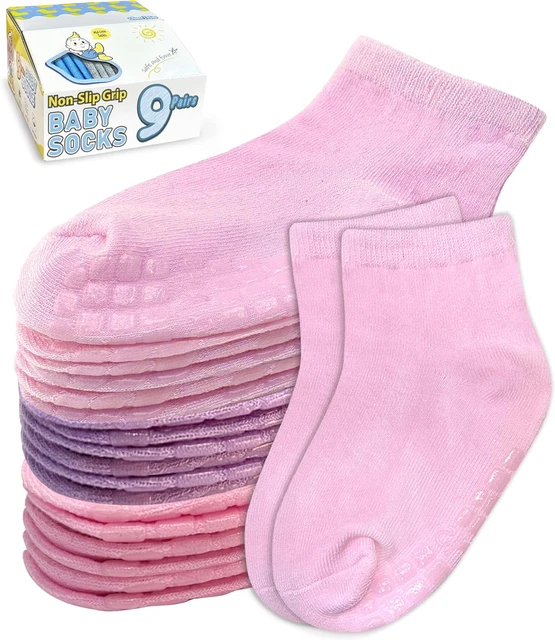 5 Paia Calzini Antiscivolo Bambini - Calze Cotone Con Grips Per 0-7 Anni - Foto 8