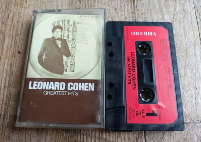 Leonard Cohen Greatest Hits Cassette  Audio Tape Europe Press K7 Mc