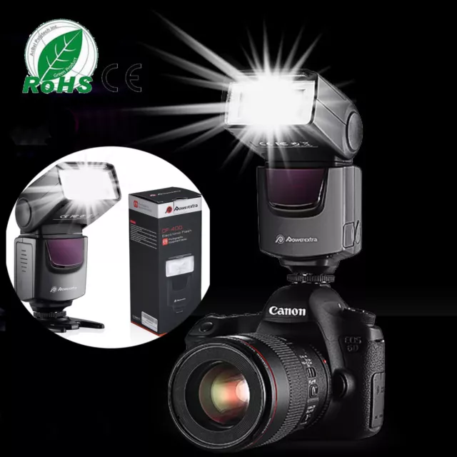 Flash Gun Speedlite Speedlight for Canon Nikon DSLR Camera Fujifilm Pentax Olymp