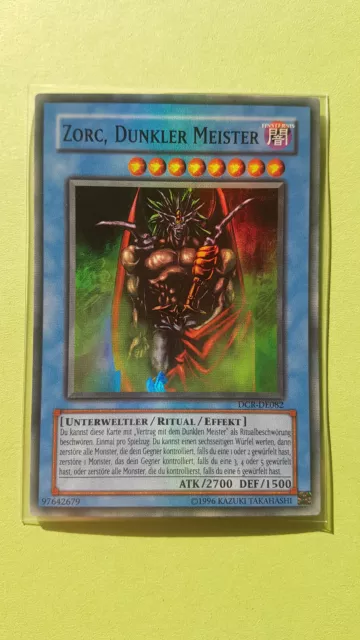 YuGiOh! Zorc, dunkler Meister DCR-DE082 Super Rare DE Mint+, Boosterfrisch