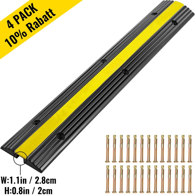 VEVOR Rampe de Protection de Câble Passage de Câble au Sol Capacité de 8164 kg
