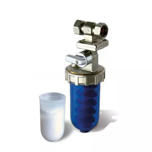 Filtro dosatore acqua anticalcare per caldaie e scaldini Hidromax blu stop