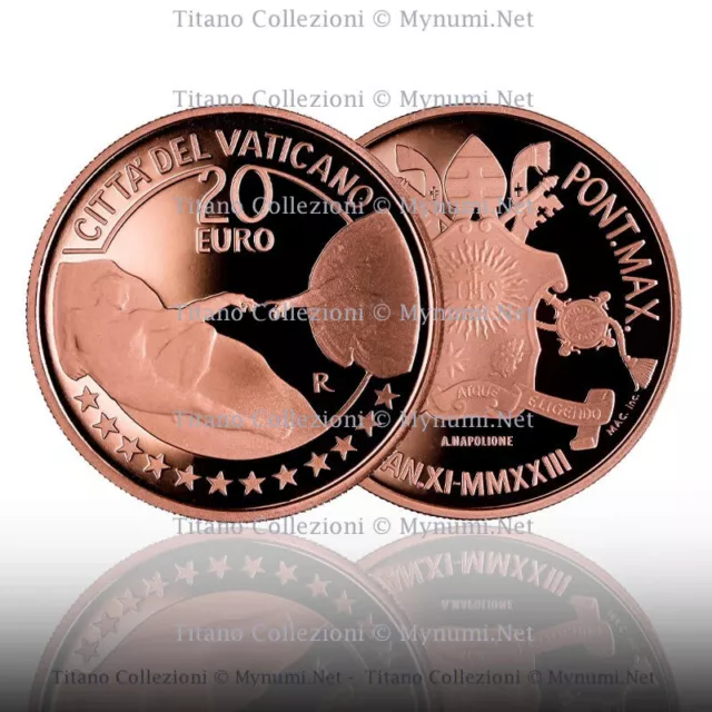 2023 * 20 Euro Rame VATICANO "Arte E Fede" PROOF – Cofanetto