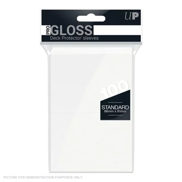 Ultra Pro PRO-Gloss 100ct Standard Deck Protector Sleeves - Clear