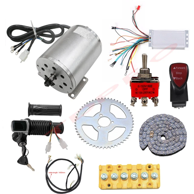 Moteur électrique Brushless 1800W 48V Avec Contrôleur Pour ATV E-Bike Go-kart - Neuf