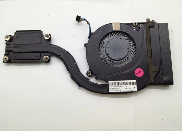 Dissipateur thermique et ventilateur du processeur de la station de travail XW9300 411454-001