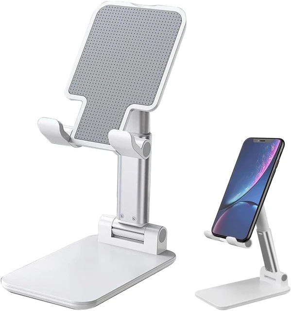 Porta Telefonica In Legno Supporto Per Cellulare In Legno Naturale - Universale, Per Telefono E Tablet, Design Minimal, Colori Noce Chiaro/scuro Supporto Cellulare Da Tavolo