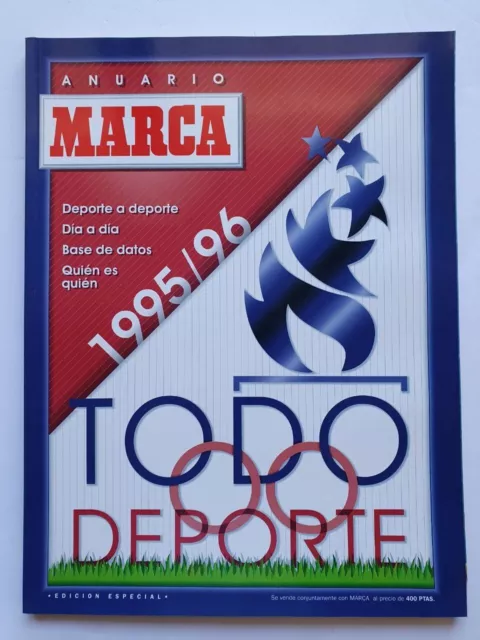 Revista ANUARIO MARCA AGENDA TODO DEPORTE 1995/6 - 226 Páginas, Edición Especial