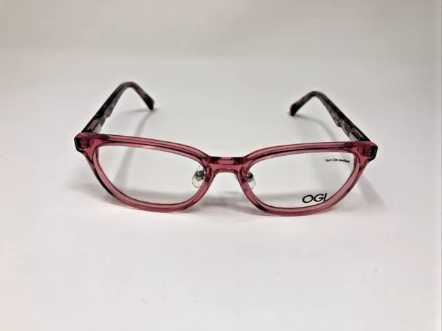 Ogi Kids Eyeglasses Frame  Ok 345/2298 44-14-125 Pink Crystal Flex Hinge Og99