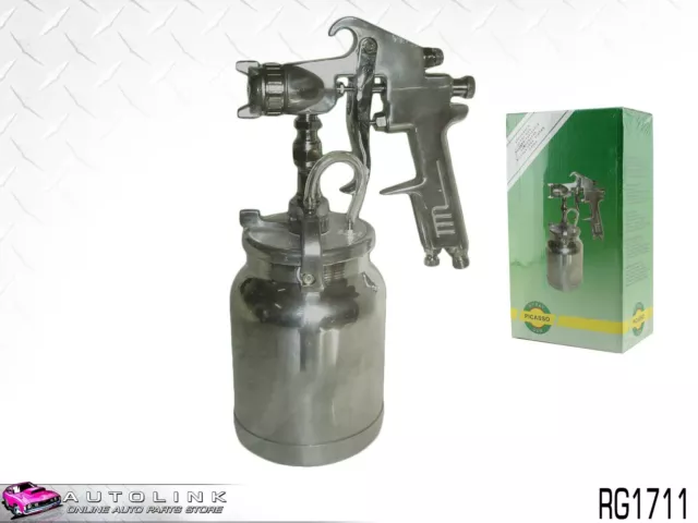 PROKIT SPRAY GUN ALLOY BODY & CUP - 1 LITRE POT / 1.5mm NOZZLE RG1711