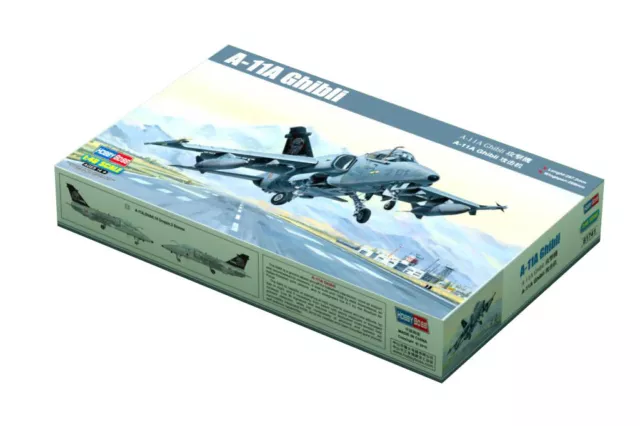 Hobby Boss 3481741 A-11A AMX Ghibli 1:48 Flugzeug Modell Bausatz Modellbau