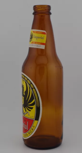 CERVEZA IMPERIAL, CERVECERIA Costa Rica, Empty 350mL Glass Beer Bottle ...