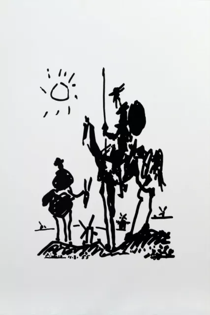 Pablo Picasso - Don Quixote -Wall Art Print Poster EXTRA LARGE 66x44