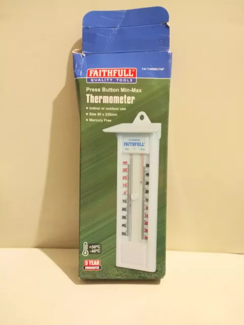 Faithfull FAITHMMBUTMF Thermometer - White