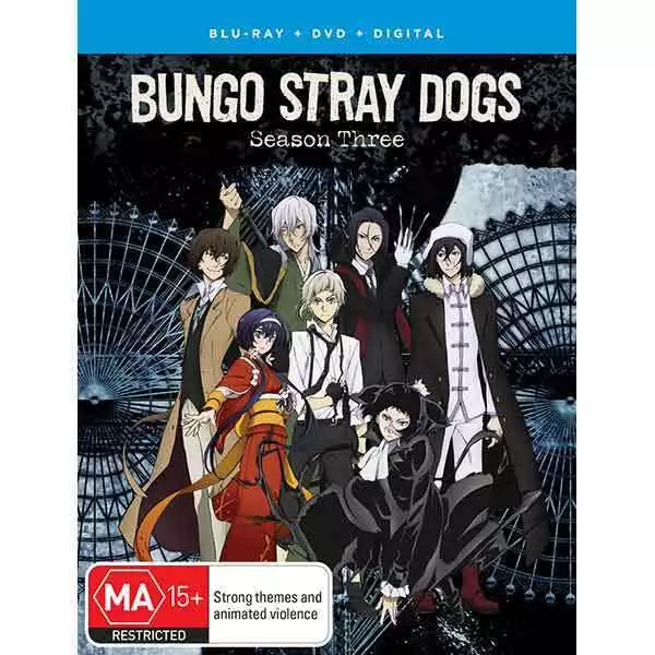 DVD Anime Bungo Stray Dogs Season 1+2+3 (1-36 End) +OVA +Movie English  Audio DUB