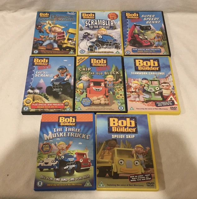 BOB THE BUILDER DVD Bundle £4.00 - PicClick UK