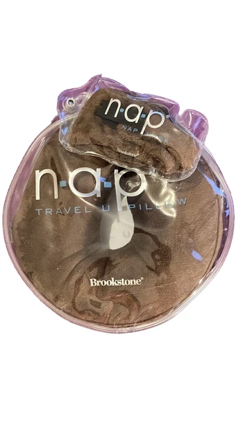 Brookstone nap deals travel pillow