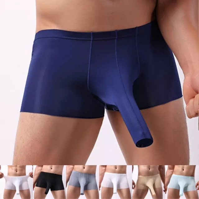 MENS MID-RISE SEXY Boxer Briefs Elephant Nose Breathable Comfortable  Underpants £6.72 - PicClick UK