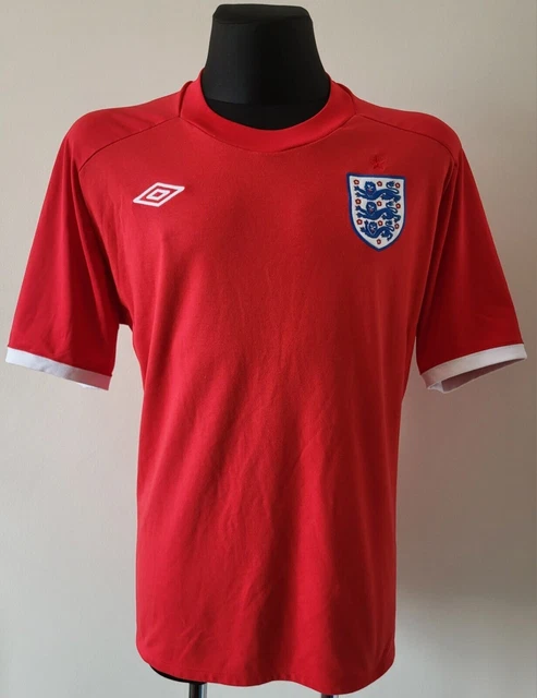 Maglia Umbro da calcio Inghilterra 2010-2012, taglia 50