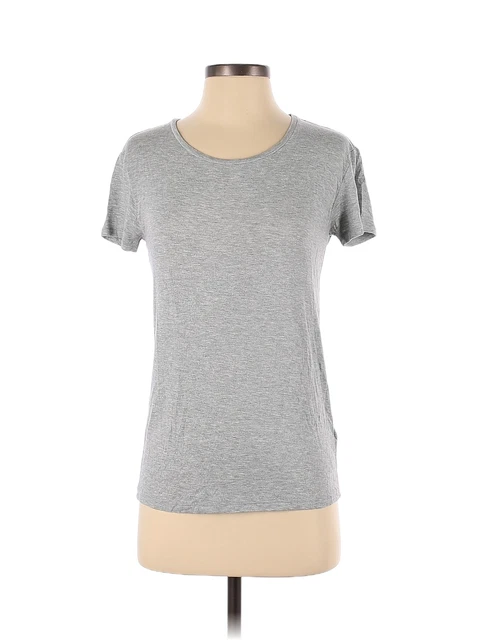 Majestic Paris for Neiman Marcus Women Gray Short Sleeve T-Shirt 0