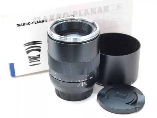 Carl Zeiss Makro-Planar T* 2/100mm ZE F2 Macro Lens, Canon EF. Stock No c1496