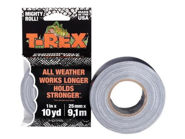 Shurtape T-Rex Conduit Bande 25mm X 9.1m Gris Graphite