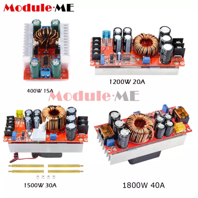 1200W 20A/1500W 30A/1800W 40A DC-DC Converter Boost Step-up Power Supply Module