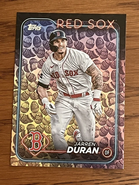 2024 TOPPS SERIES 1JARREN DURANEaster Egg Foil SSP 108 Boston Red
