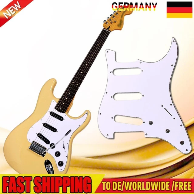 3Ply SSS Stil 11 Montage Schraube Löcher PVC e-Gitarre schlagbrett für den Schut