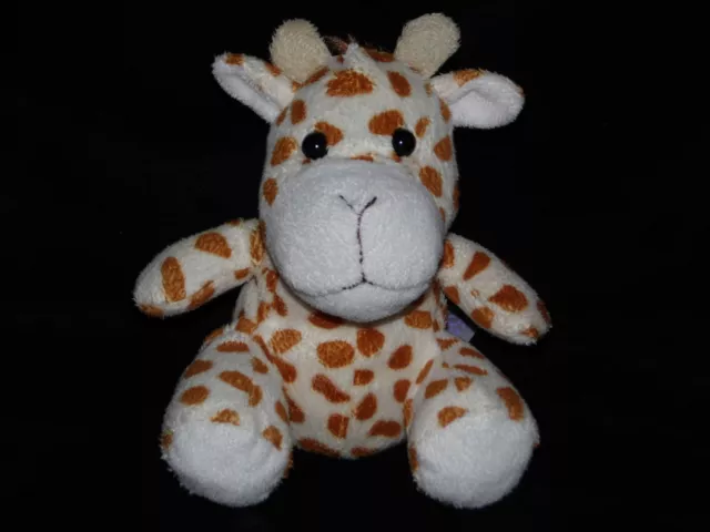 Tesco giraffe soft toy cream brown spot comforter