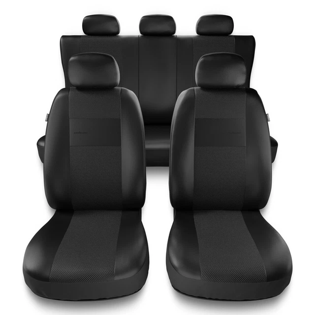 Housses De Siège Universelles Mossa Noir - Pour Toyota Verso (2009-2018) - Faux Cuir
