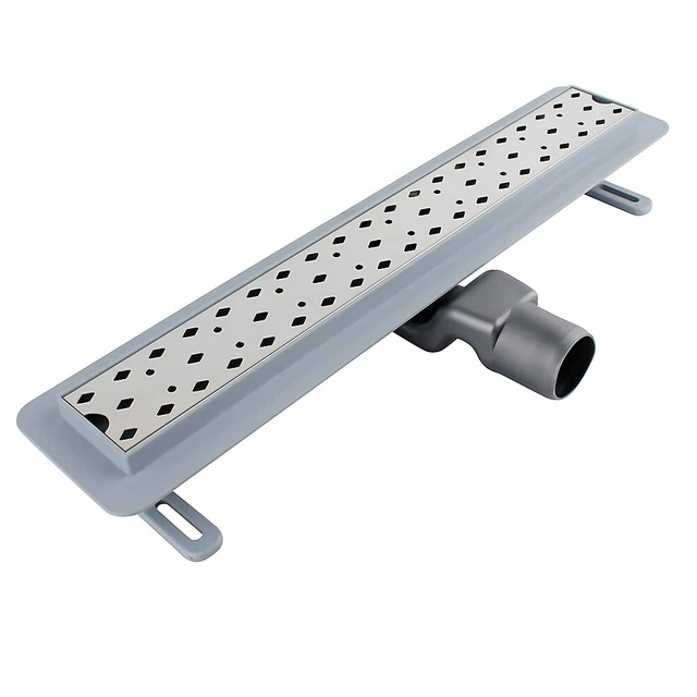 Scarico Pavimento Acciaio Inox Sifone 360° Box Doccia Canaletta Scarico Doccia In Acciaio Inox - Sifone 360° Per Bagno E Piscina Griglia Doccia A Pavimento - Foto 2