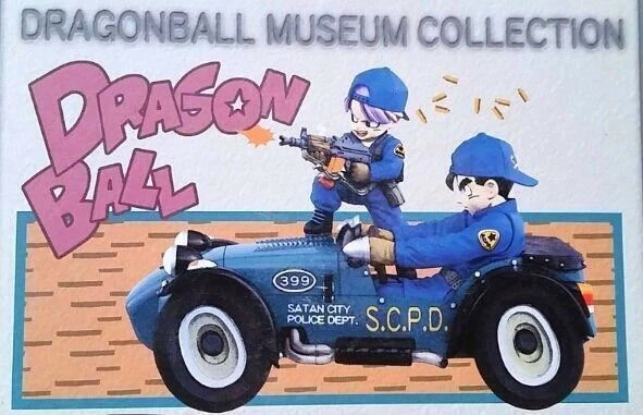 UniFive Dragon Ball Figura Museo Collezione 7 Gohan, Trunks E Auto Usato Japan