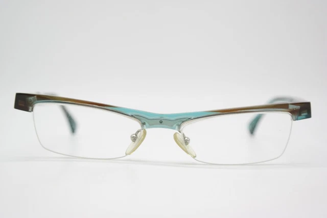 Lunettes Vintage Alain Mikli MO239 - Monture Carrée Acétate Marron Transparent - Taille 51-18-140 - Neuf Sans étiquette - Unisexe