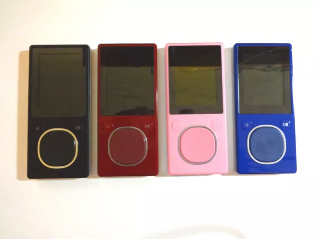 Microsoft Zune 4 Gb, 8 Gb... Schwarz, Rot, Pink, Blau... Neuer Akku...