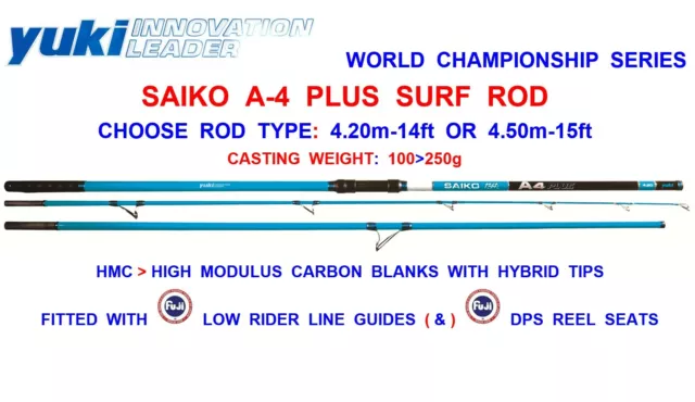 BLACKROCK RENAISSANCE ZT 4200 2G Twin Tip Surf Fishing Rod £169.99 -  PicClick UK