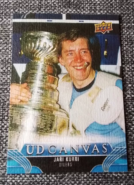 🔥2023-24 Upper Deck Series 2 - Jari Kurri 🔥 UD Canvas Retired  C247 🔥