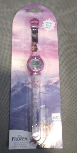 MONTRE ENFANT LA REINE DES NEIGES personnages 3D Neuve EUR 6 50