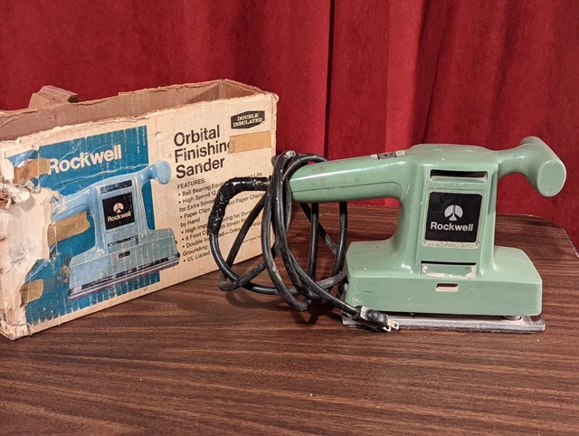 Lijadora Rockwell Orbital 1971 de colección modelo 4420 - ¡Todavía funciona!