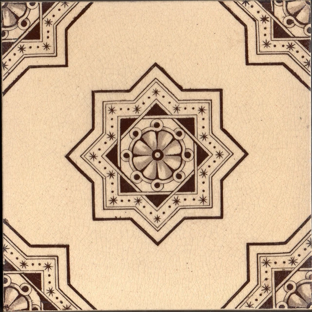 WTH Smith & Co Original Antique Sepia transfer tile reclaimed aesthetic style