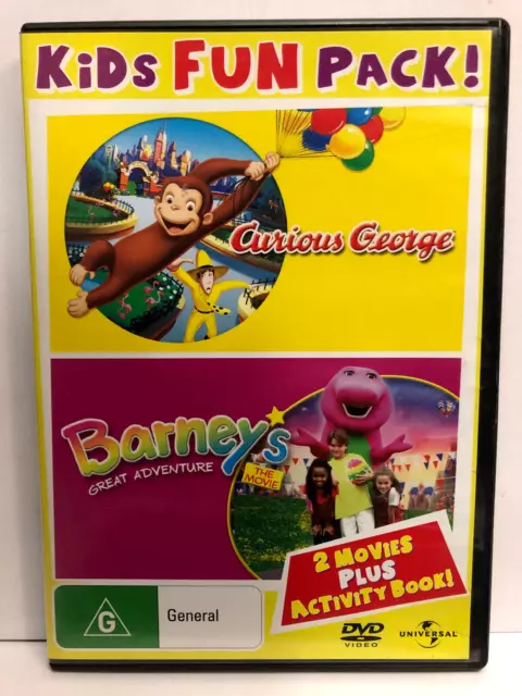 Curious George - Barneys Great Adventure The Movie, 2 Disc Set Dvd