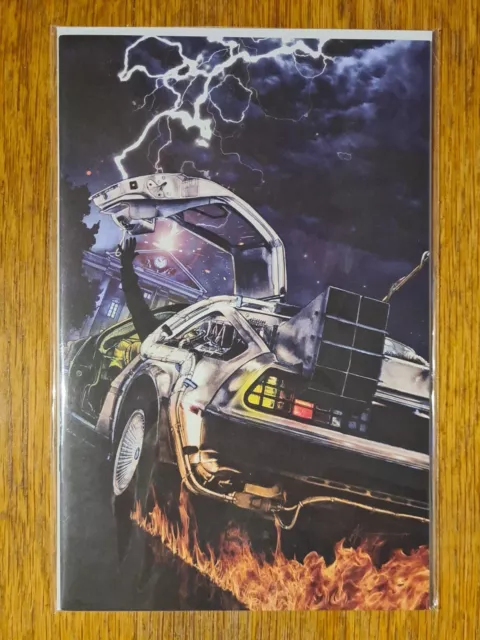 Back To The Future #1 - JJ's Comics & Art Exclusive Variant - IDW Comics - RARE
