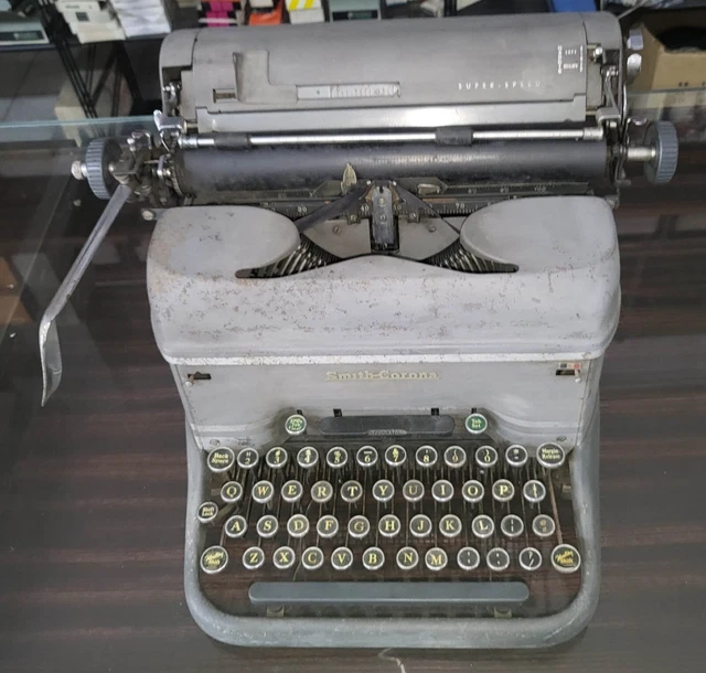Smith Corona Super Speed  Macchina Scrivere Per Parti Di Ricambi Old Typewriter