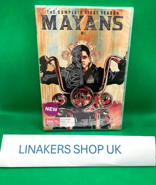 Mayans M.C. Season 1 DVD Box Set Complete 1st Series  Sons Of Anarchy Spin Off