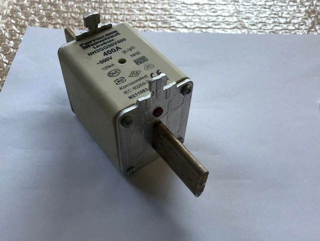 Sécurité Ferraz Shawmut Lindner NH2GG50V400 - Usé - Worldwide Expédition 3